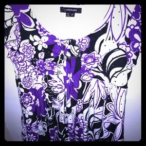 Spring top floral pattern, girls 10 sequenced
